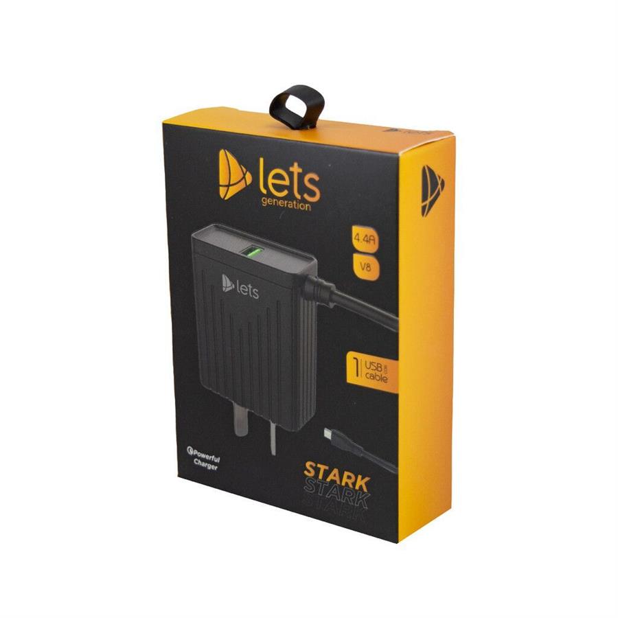 Cargador De Celular Tipo Micro USB - 1 Puerto USB - LETS MOD08