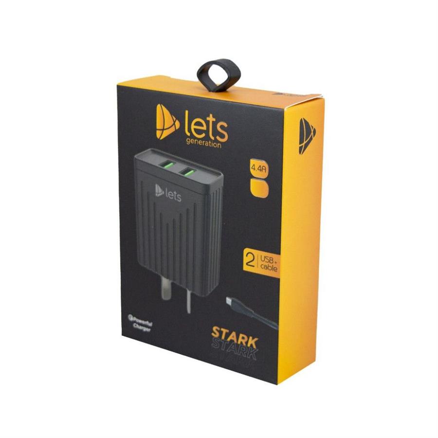 Cargador De Celular - V8  - USB - 1 Puertos USB - LETS MOD08