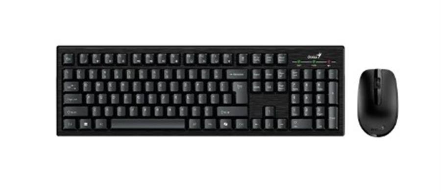 TECLADO + MOUSE WIRELESS GENIUS KM-8101 BLACK