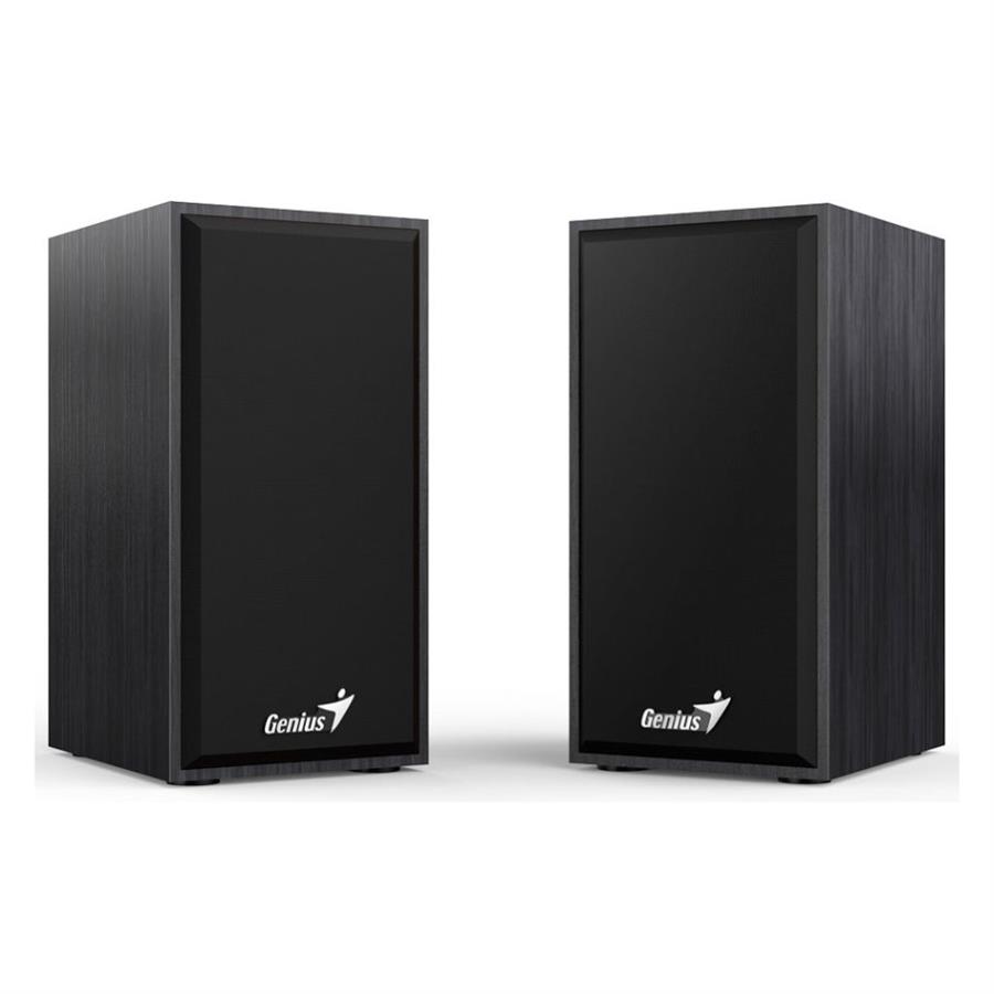 Parlante Audio - PC - PLUG ALIM USB - SP-HF 180 - MADERA/ NEGRO - GENIUS