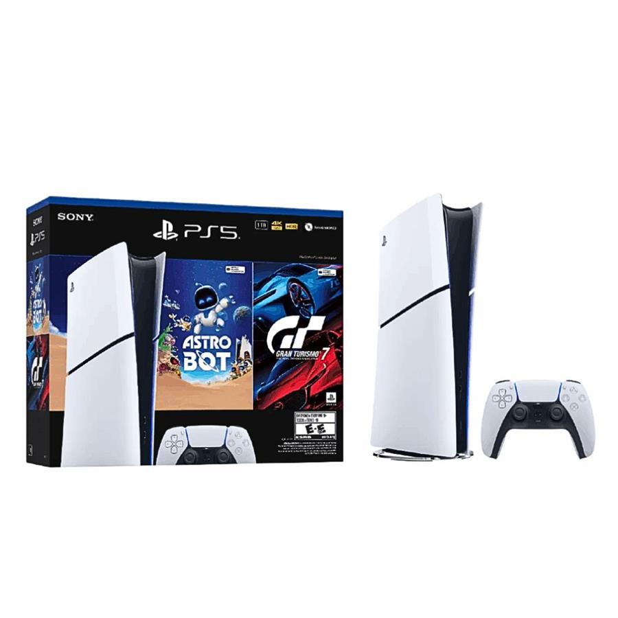 Consola PlayStation®5 Estandar con ASTRO BOT y Gran Turismo 7 (2 Joystick) PS5