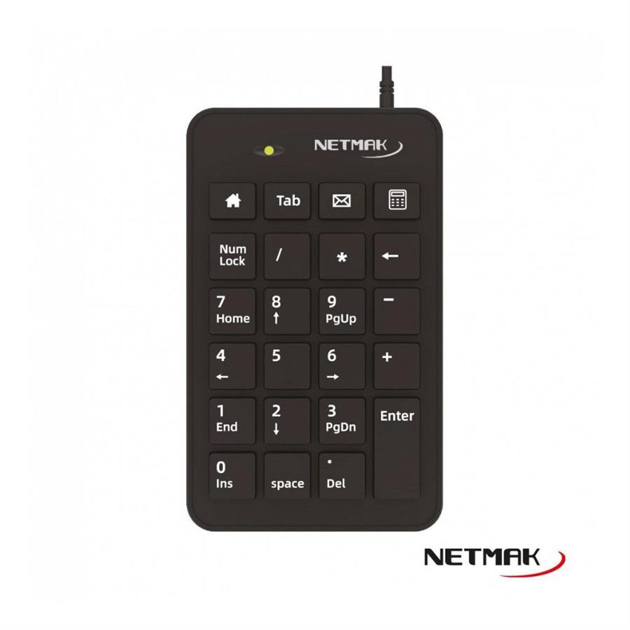 TECLADO USB NUMERICO NM-KB250 NETMAK