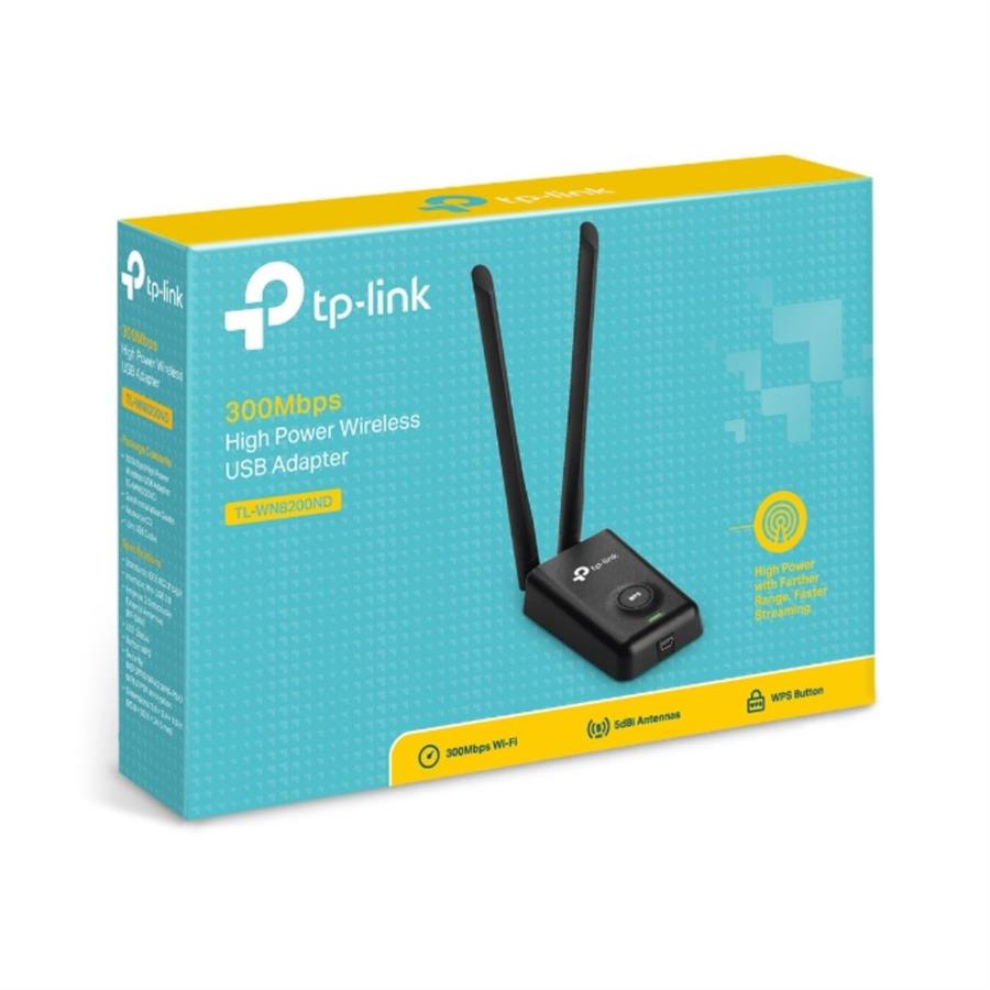 PLACA RED USB  WN8200ND 11N 300MBPS 2X5DBI TP-LINK (ROMPEMUROS)
