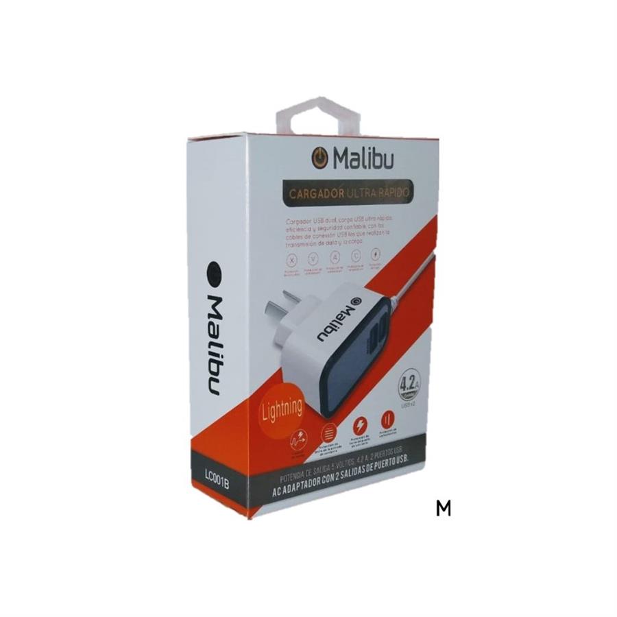 Cargador Iphone - 5.2A - MALIBU