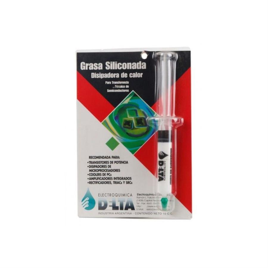 Pasta Termica Para Micros - Blanca Siliconada - Disipadora De Calor - 10 CC- DELTA - GS