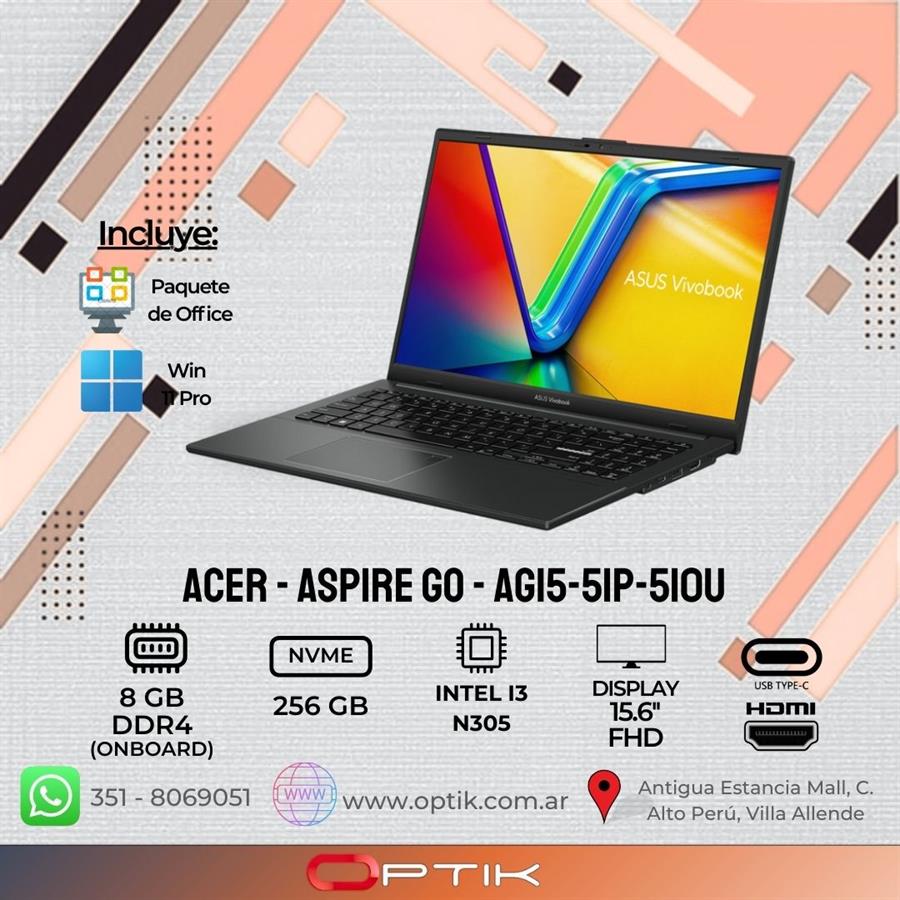 NOTEBOOK  ASUS 15.6" - I3-N305 - 8GB - 256GB